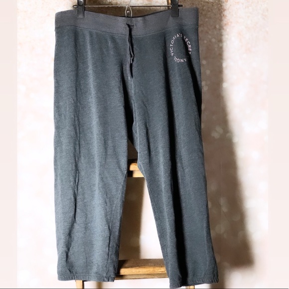 Victoria's Secret Pants - VICTORIA’S SECRET Grey Capris Sweatpants